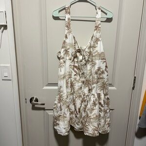 Tropical Print Dress American Eagle